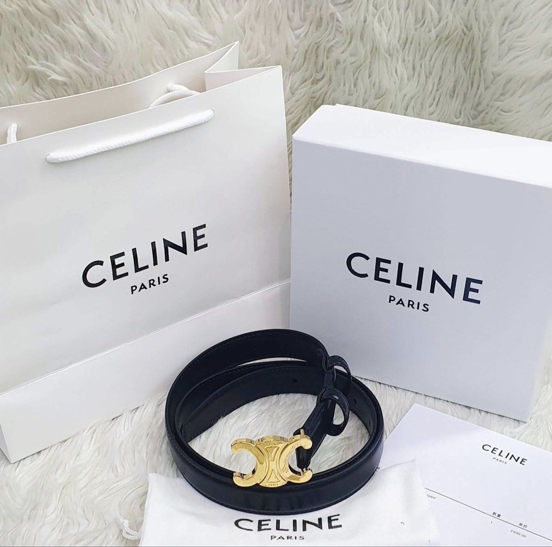 Celine Belt (Category: Belts) located in Manila. Submitted by bagsandmanymanymore1 (Listing ID 1460311172, Image 3). Description: Celine Belt Width 1 inches Small size Size 85, 90, 95,100 and 105 Box, dustbag, paperbag Please read before you order 👉🏻❗️Payment first before shipping ❗️Cut off time of payment 11am sameday delivery ❗️NO MEET UP / NO PICK UP ❗️ORDER CANNOT BE CANCELLED ❗️PLEASE DON’T BUY IF YOU ARE IN DOUBT ❗️NO RETURN! NO REFUND! ❗