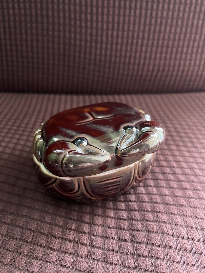 Ceramic Crab Canister (Category: Dinnerware & Cutlery) located in Rizal. Submitted by ayathrifts (Listing ID 1464642274, Image 2). Description: feel free to msg me for inquiries :).