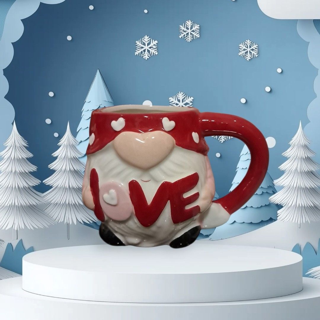 Ceramic Gnome "LOVE" Mug (Category: Coffee & Tea Tableware) located in Marikina City. Submitted by mdcterencio (Listing ID 1464596409, Image 1). Description: - Ideal to brighten your day. malaki po eto no flaws.