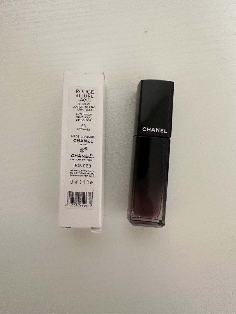 Chanel Rouge Allure Laque liquid Lip (Category: Makeup) located in Manila. Submitted by user778899 (Listing ID 1464585849, Image 2). Description: Shade 63 One of their bestsellers .