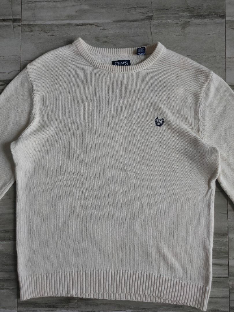 Chaps by Ralph Lauren Knitted Sweater - Medium (Category: Coats, Jackets and Outerwear) located in Dasmarinas. Submitted by acesteve (Listing ID 1464622361, Image 3). Description: Size in inches: 24 width 28 length No issues or alterations Loc: Dasma Cavite MOP: Gcash.