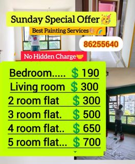 40% discount offer,  Cheap painter in Singapore, hdb painting service, condo painting service, door fame and door painting service, toilet ceiling painting, nippon painting service, epoxy painting service, Collection item 2