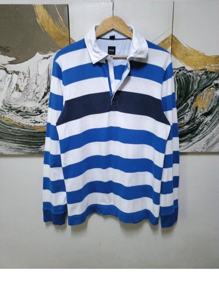 Check out 'AUTHENTIC/ORIG HUGO BOSS Half-Zip', available at PHP 799 (Category: Activewear) located in Manila. Submitted by mikahelmen14622 (Listing ID 1464696729, Image 3). Description: Check out 'AUTHENTIC/ORIG HUGO BOSS Half-Zip', available at PHP 799 on8:15 PHP 799 37 : AUTHENTIC/ORIG HUGO BOSS Half-Zip Color: White/Royal Blue Waistline/Widht: 21 Lenght 29 Actual fittings is Large Excellent Condition A Issue, see last pic Message if you have a