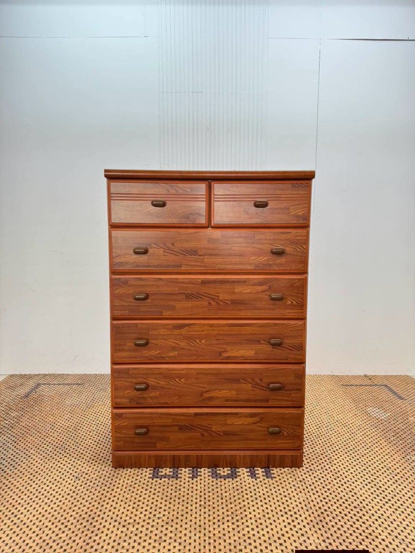Chest Drawer (Category: Shelves, Cabinets & Racks) located in Meycauayan. Submitted by marygracecasimiro (Listing ID 1464581644, Image 1). Description: Wooden 7-Tier Chest of Drawers Price: 10,500 L35 x W17.5 x H52.5 In good condition💜💜.