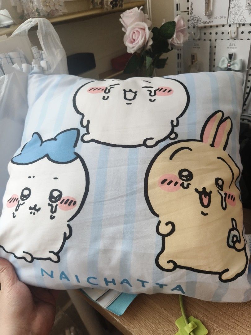 Chiikawa and Friends Pillow (Category: Plushies & Soft Toys) located in Antipolo. Submitted by shikainapearl08 (Listing ID 1464589754, Image 2). Description: .