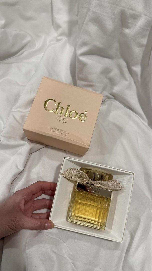 Authentic Chloe Absolu de Parfum (Category: Fragrance & Deodorants) located in Taguig. Submitted by maliashoppingaccount (Listing ID 1464740212, Image 1). Description: Chloe Absolu De Parfum (75mL) SRP P9,898 in Rustan’s Selling for P6,000 only.