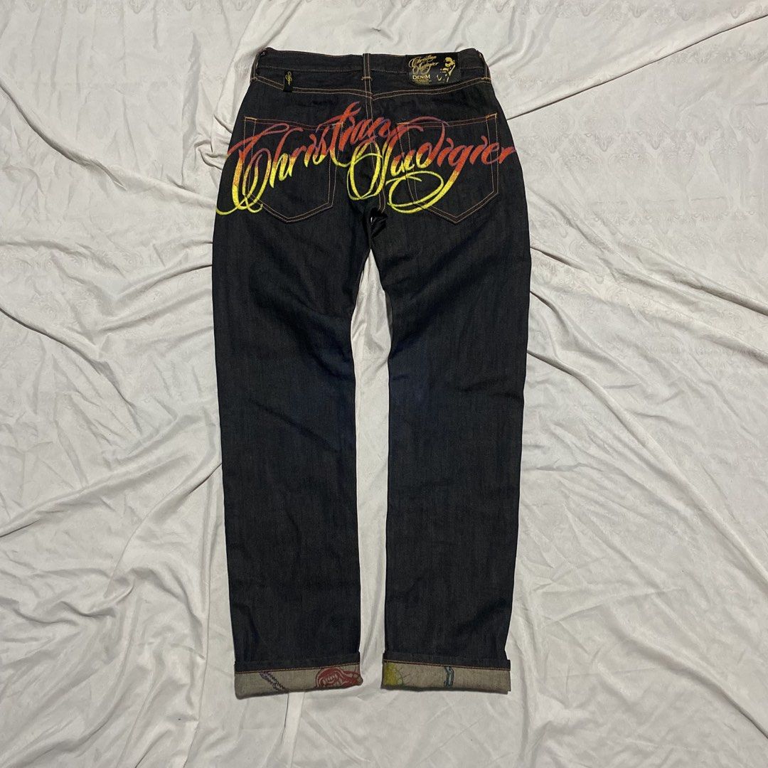 CHRISTIAN AUDIGIER (Category: Jeans) located in Cebu City. Submitted by 1705.archives (Listing ID 1464614719, Image 1). Description: CHRISTIAN AUDIGIER WAIST: 31 to 32 LENGTH: 42.9 THIGH: 12 HEM: 7.9 almost 8 FLAWS: 🏷️PRICE: 2800 (negotiable) +shipping fee.