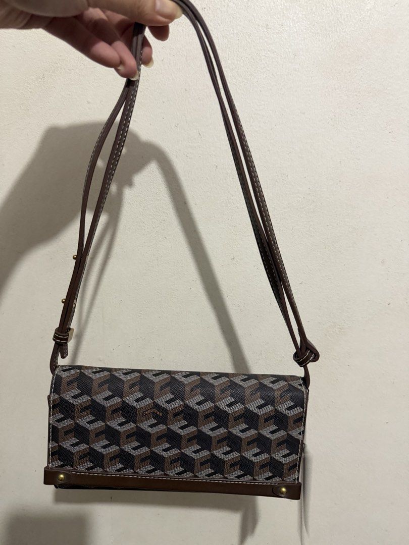 Christy Ng Diego 2way bag (Category: Sling Bags) located in Las Pinas. Submitted by vinccid (Listing ID 1464571974, Image 2). Description: ▪️used for shoot only ▪️still with tag, dustbag ▪️color: Brown Chestnut ▪️can be shoulder bag and sling bag ▪️fits pro max.