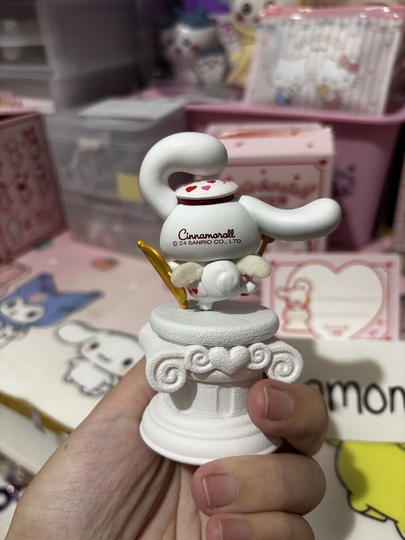 Cinnamoroll cupid’s love (Category: Character Goods) located in Manila. Submitted by nagusamero (Listing ID 1464695191, Image 3). Description: strictly no haggling this is the final price Payment first / plus SF : Bank transfer / Gcash to Gotyme bank / maribank MOD: JnT / meet up around SM north or sauyo novaliches - good as new - authentic - with box and card.