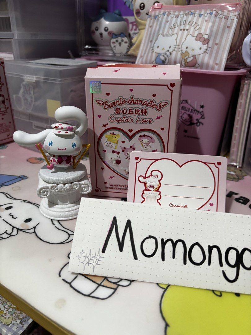 Cinnamoroll cupid’s love (Category: Character Goods) located in Manila. Submitted by nagusamero (Listing ID 1464695191, Image 1). Description: strictly no haggling this is the final price Payment first / plus SF : Bank transfer / Gcash to Gotyme bank / maribank MOD: JnT / meet up around SM north or sauyo novaliches - good as new - authentic - with box and card.