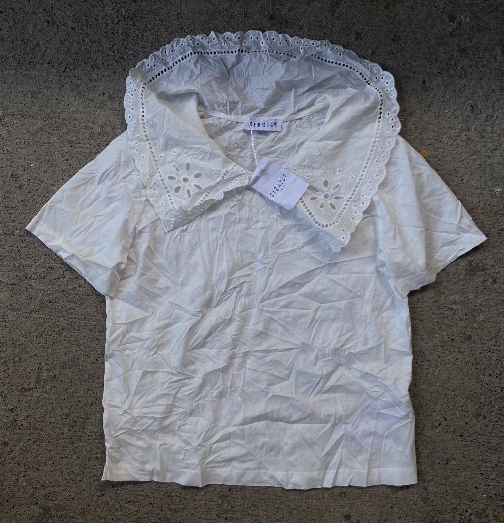 Claudie Pierlot Top (Category: Blouses) located in Kalibo. Submitted by bryaninosa20819 (Listing ID 1464647226, Image 1). Description: Claudie Pierlot Paris Top Dimes : 17x20.5 Brand New Excellent Condition Color Rate 10 📩📩📩📩 .