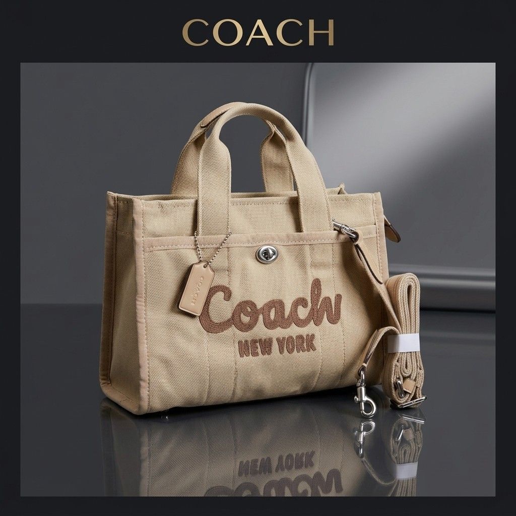 Coach Cargo two way bag (Category: Luxury Bags & Wallets) located in Alburquerque. Submitted by abj_thriftshop (Listing ID 1464709478, Image 1). Description: brandnew Condition coded ykk zip ready to use kasya payong negotiable.
