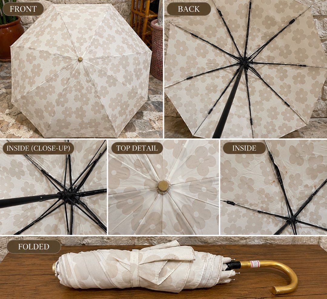 compact folding umbrella 11’ (Category: Umbrellas) located in San Fernando. Submitted by japansurpluselyu (Listing ID 1464674589, Image 1). Description: .
