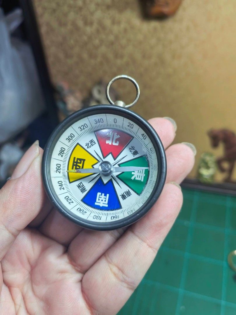 Compass - Japanese Color-dial Dry Pocket Compass (Category: Hiking & Camping) located in Cebu City. Submitted by dudes_villanueva (Listing ID 1464576906, Image 3). Description: Japanese Color-dial Dry Pocket Compass In excellent condition Diameter: 45mm.