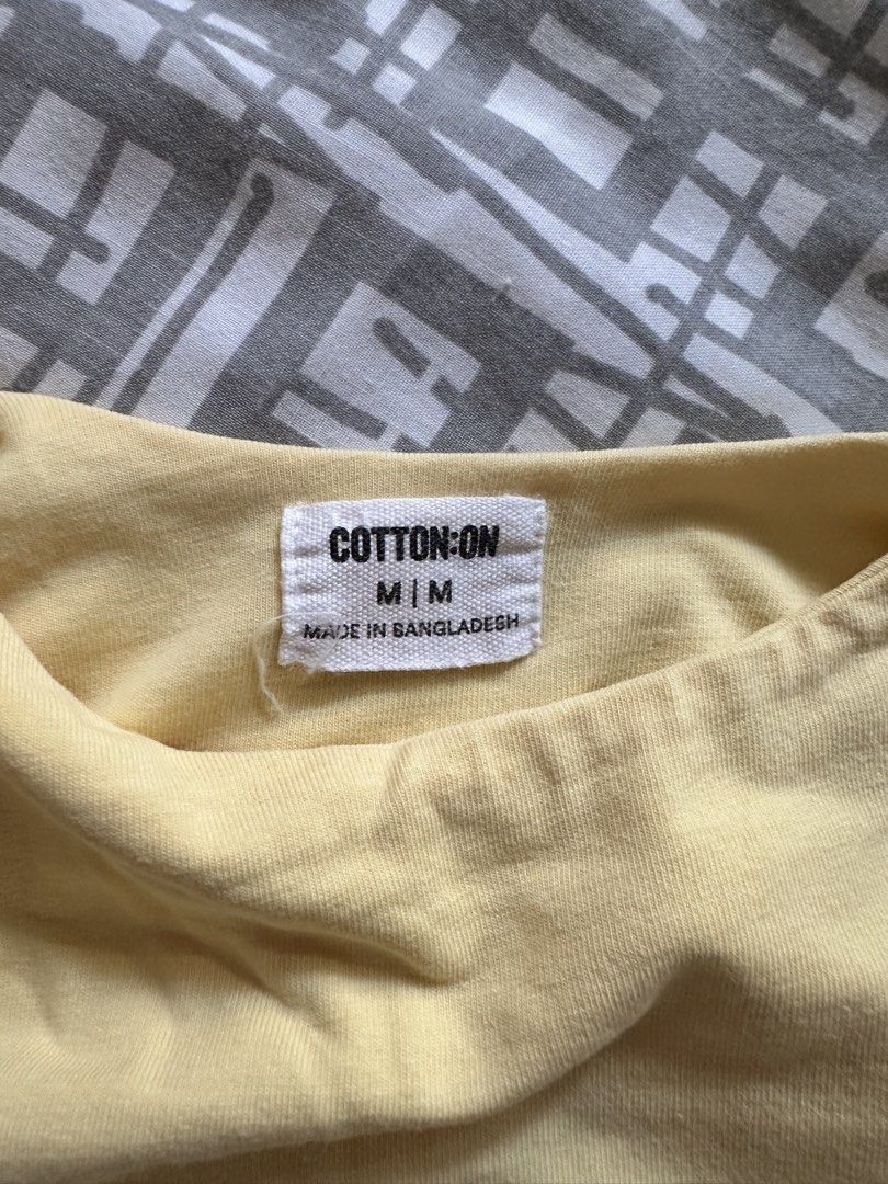 Cotton On Yellow Cropped Top (Category: Sleeveless) located in Paranaque City. Submitted by preloveeed890 (Listing ID 1464672754, Image 3). Description: .