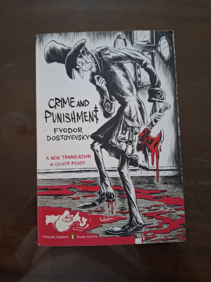 Crime and Punishment (Penguin Classics Deluxe Edition) (Category: Storybooks) located in Paranaque City. Submitted by patroclus01 (Listing ID 1464584313, Image 1). Description: 🌠 authentic 🌠 mode of payment: gcash 🌠 shipping: j&t medium pouch 🌠 location: sm bicutan, parañaque.