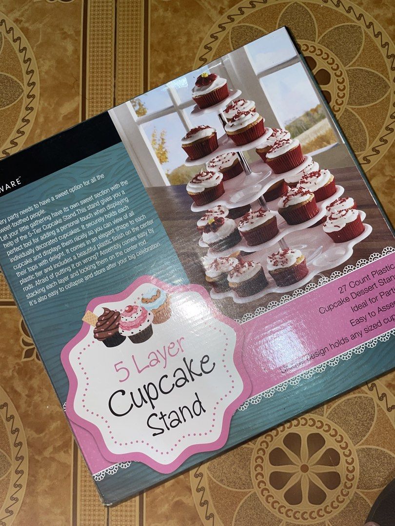 Cupcake Stand 5 layer (Category: Looking For) located in Manila. Submitted by peansandtobs (Listing ID 1464693390, Image 1). Description: Used Negotiable for sure buyer Sf must be shouldered by the buyer Gcash/Cash payment first .
