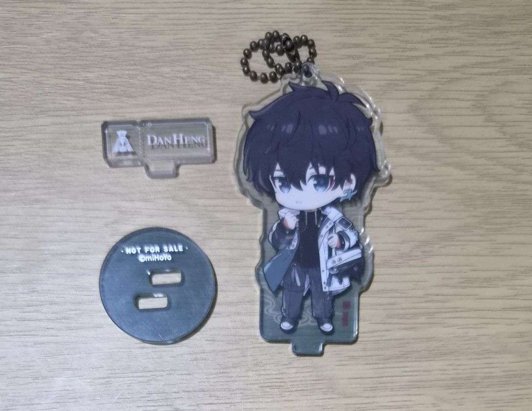 Dan Heng Honkai Star Rail Acrylic Keychain Standee (Category: Character Goods) located in Angeles City. Submitted by anthologied (Listing ID 1464711364, Image 3). Description: - Official miHoYo Honkai Star Rail merchandise Honkai Star Rail Dan Heng Chibi Apparel Standee & Honkai Star Rail Q-version keychain 500 each ❌️ Sensitive MOD: JNT MOP: Gcash.