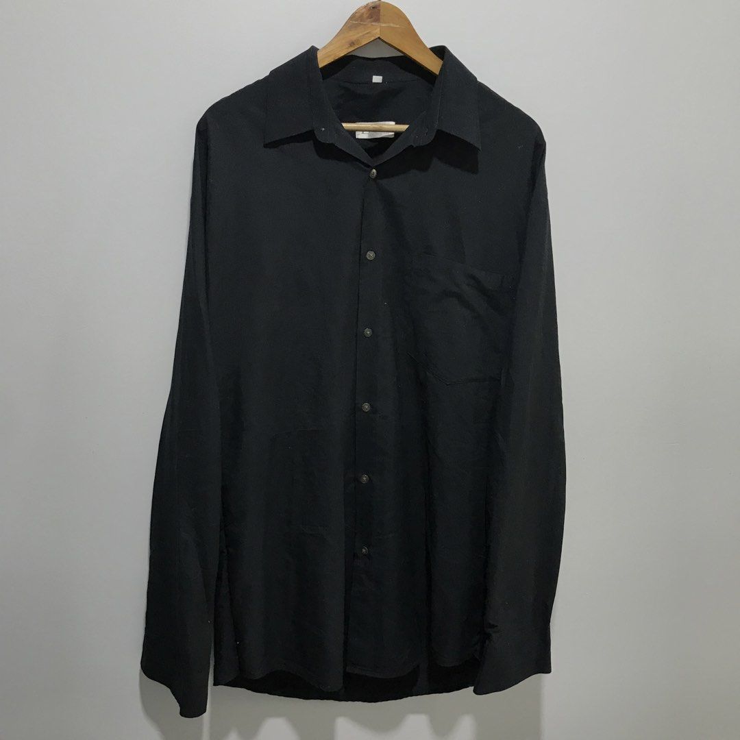 DANSEN Black Button Down Longsleeve Polo (Category: Formal Shirts) located in Cavite. Submitted by tanya.valentin (Listing ID 1464684892, Image 2). Description: .
