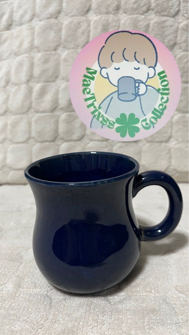 Dark Blue Vase like Mug (Category: Other Home Furniture) located in Manila. Submitted by maetrixx_ceramics (Listing ID 1464616909, Image 1). Description: .