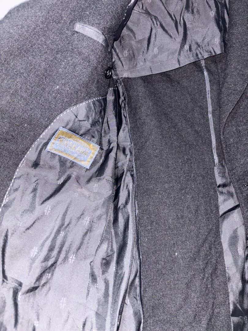 Dark Grey Blazer (Category: Coats, Jackets and Outerwear) located in San Juan City. Submitted by mcstxtian_ (Listing ID 1464624749, Image 3). Description: Decluttering!! Dark Grey Blazer. One of my favorite. This one is Premium. Size: 16 x 27 - Dark grey blazer - Classic fit - Suitable for formal and smart casual occasions .