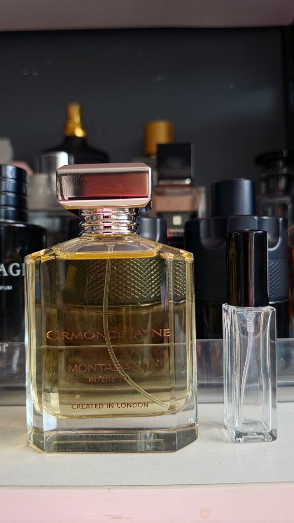 [DECANT] Ormonde Jayne - Montabaco Intensivo (Category: Fragrance & Deodorants) located in Manila. Submitted by wenkz2 (Listing ID 1464703090, Image 1). Description: [DECANT] Ormonde Jayne - Montabaco Intensivo 8ml - 2000 5ml - 1500 No other ml denominations. Bottle to be used shown in the photo. Shipping only via Grab/Lalamove/JNT at your expense and risk. .