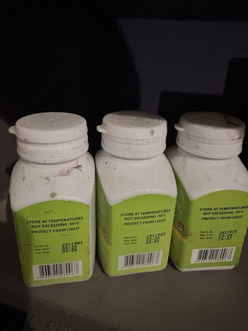 Deltacal Calcium Supplement for Pets - 50 Chewable Tablets (Category: Health & Grooming) located in Cainta. Submitted by declutteringprelovedbyzelle (Listing ID 1464676139, Image 3). Description: 3 bottles deltacal (TAKE ALL) -1 bottle September 2027 expiration -2 bottles March 2028 expiration Bought around 220-240php each. Selling 600 PHP all 3 bottles. LAST PRICE POSTED RFS: My dog no longer needs deltacal. We bought it before as maintenance. H