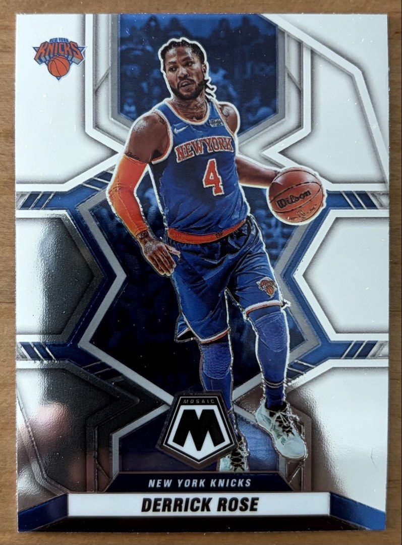 Derrick Rose | NBA Cards ~ Mosaic '21 - '22 (Category: Raw Singles) located in Makati City. Submitted by cardlab (Listing ID 1464766201, Image 1). Description: Items are 💯 authentic/original/legit. About The Card: • '21 - '22 Mosaic • Card No. 84 FOR: • Cards ₱99 and below with Card Sleeves • Cards ₱100 and up with Used Toploader • ₱10 for Bnew Tops Packaging (If Shipping): ✔️ Plastic cover ✔️ Cardboard ✔️ Bubble wrap NOTE: • Cards are raw • Car