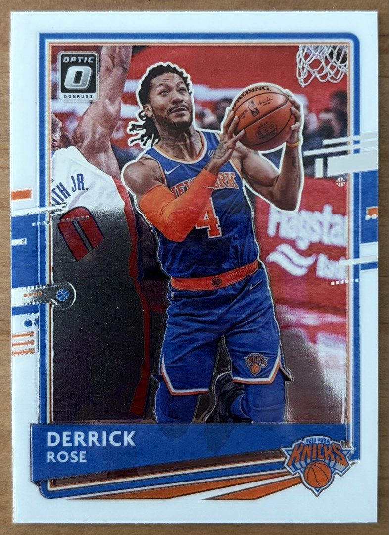 Derrick Rose | NBA Cards ~ Optic '20 - '21 [Chronicles] (Category: Raw Singles) located in Makati City. Submitted by cardlab (Listing ID 1464632335, Image 1). Description: Items are 💯 authentic/original/legit. About The Card: • '20 - '21 Chronicles Optic • Card No. 515 FOR: • Cards ₱99 and below with Card Sleeves • Cards ₱100 and up with Used Toploader • ₱10 for Bnew Tops Packaging (If Shipping): ✔️ Plastic cover ✔️ Cardboard ✔️ Bubble wrap NOTE