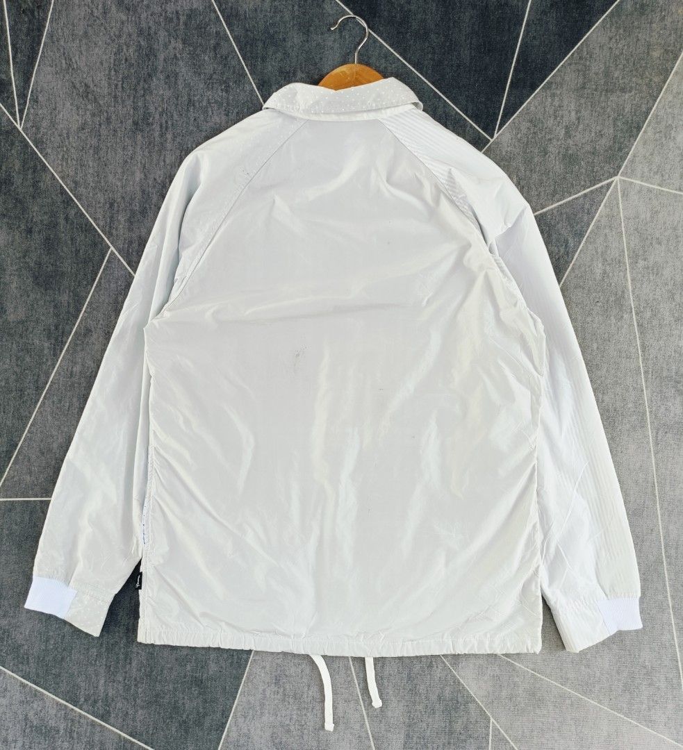 Diamond Coach Jacket (Authentic) (Category: Coats, Jackets and Outerwear) located in Cebu City. Submitted by renzecamingay (Listing ID 1464582178, Image 2). Description: Diamond Coach Jacket Almost New Condition (Issues on the photo) Large on Tag Width 21.5 Length 28 850 Plus ship Only Thank you and GOD bless ☺️.