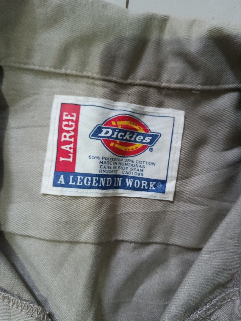 Dickies pocket shirt (Category: Activewear) located in Davao. Submitted by 07dward (Listing ID 1464767163, Image 2). Description: like new button up with pocket vintage polo.