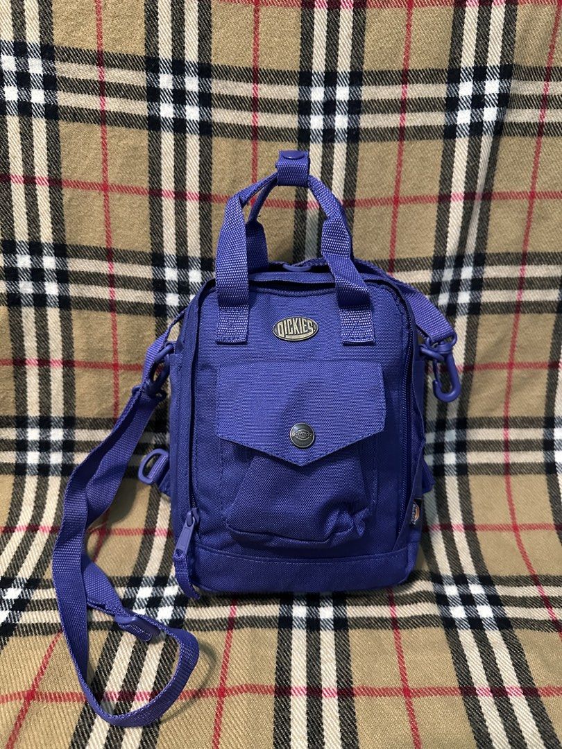 Dickies Purple Mini Backpack Crossbody Bag (Category: Backpacks) located in Subic. Submitted by stuffs_online (Listing ID 1464736209, Image 1). Description: DICKIES two way mini bag can be sling or bagpack like new condition P 580 + sf OLONGAPO LOC.
