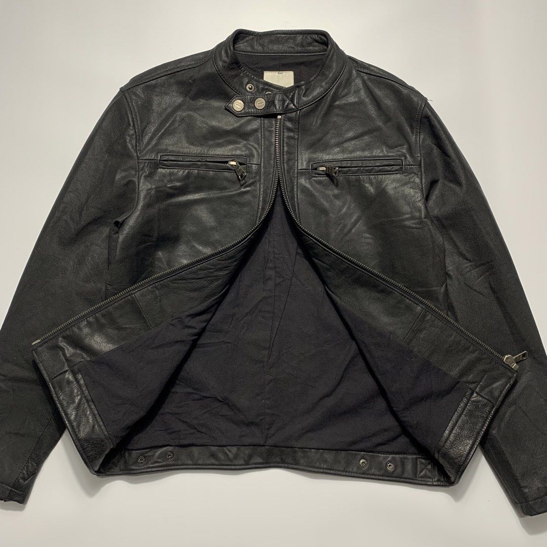 Diesel biker leather working all zipper Jacket (Category: Coats, Jackets and Outerwear) located in Natividad. Submitted by endsource.ph (Listing ID 1464643502, Image 3). Description: Diesel biker leather working all zipper Jacket ‎_____________ ‎Size: Large mens ‎Width : 21.5 ‎Length: 26 ‎Shoulder: 18 ‎Sleeves: 25 ‎(actual dimension) ‎______________ ‎Like New Condition ‎(use once or twice) ‎Lightly Used Condition ‎(used w/care) ‎______________ ‎I