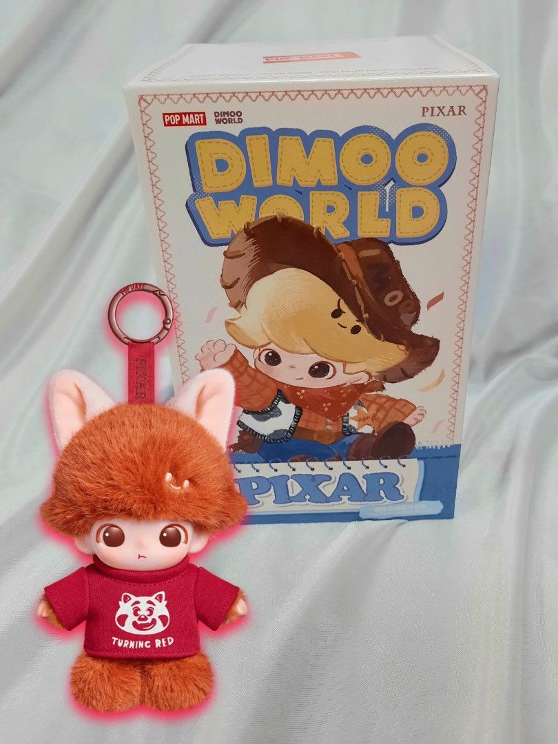 Dimoo PIXAR Turning Red (Category: Plushies & Soft Toys) located in Manila. Submitted by 9jstn22 (Listing ID 1464636137, Image 1). Description: - Sealed pouch - Bottom open MOP: GCash MOD: J&T / Lalamove.