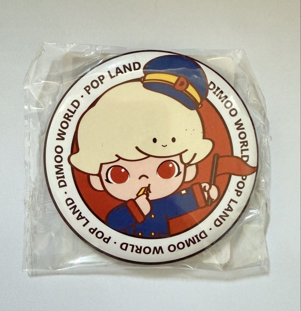 Dimoo World Pop Land Tin Plate Badge (Category: Designer & Blind Box Toys) located in Mandaluyong City. Submitted by jennyprel0ved (Listing ID 1464628518, Image 1). Description: - Dimoo World Pop Land Badge - Brand new and sealed in original packaging - Ideal for collectors - From Pop Land Beijing China.