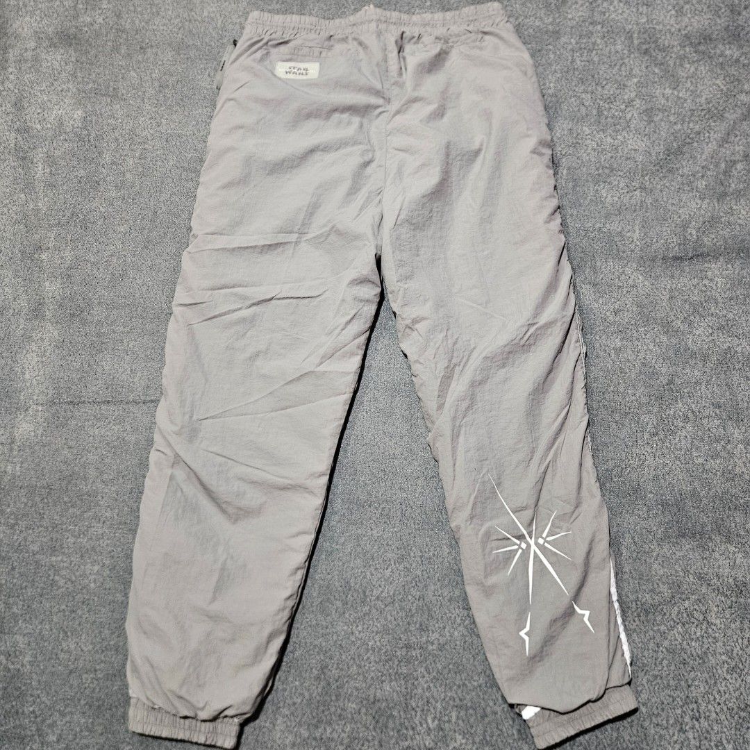 Disney star wars reflective jogger pants (Category: Joggers) located in Baguio. Submitted by fadexquisite (Listing ID 1464696871, Image 2). Description: Disney star wars reflective jogger pants Size large on tag Waist 34-38inch Length 42inch Rise 14inch Inseam 29inch Leg opening 5inch Excellent condition 600 plus ship fee.