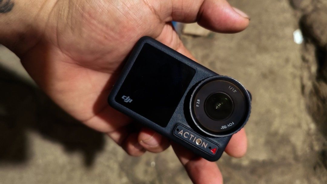 DJI Osmo Action 4 Camera (Category: Video Cameras) located in Pasay City. Submitted by jayaberos (Listing ID 1464582506, Image 3). Description: - DJI Action 4 Camera - Ultra-wide 155° Field of View (FOV) - Records in 16:9 aspect ratio - Built-in SD card slot - Ideal for capturing all your adventures complete package with its accesories/box. no issue and in excellent condition. ready for adventure. meet up points - calamba tanza and bgc .