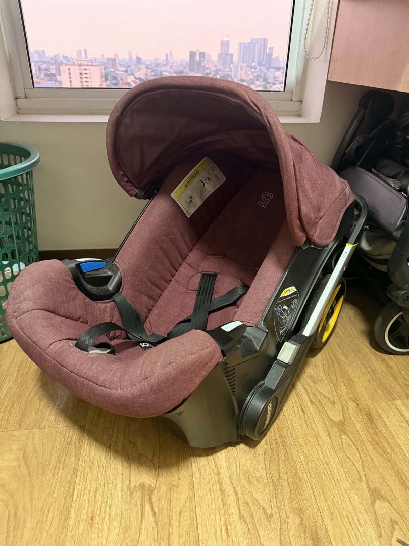 Doona Infant Car Seat & Stroller - Maroon (Category: Strollers) located in Manila. Submitted by yonyon16 (Listing ID 1464673189, Image 1). Description: - Doona infant car seat and stroller combo - Easy to switch from car seat to stroller - Wheels fold in for compact storage - Canopy included for sun protection - Ideal for travel and everyday use - Ready for its next adventure!.