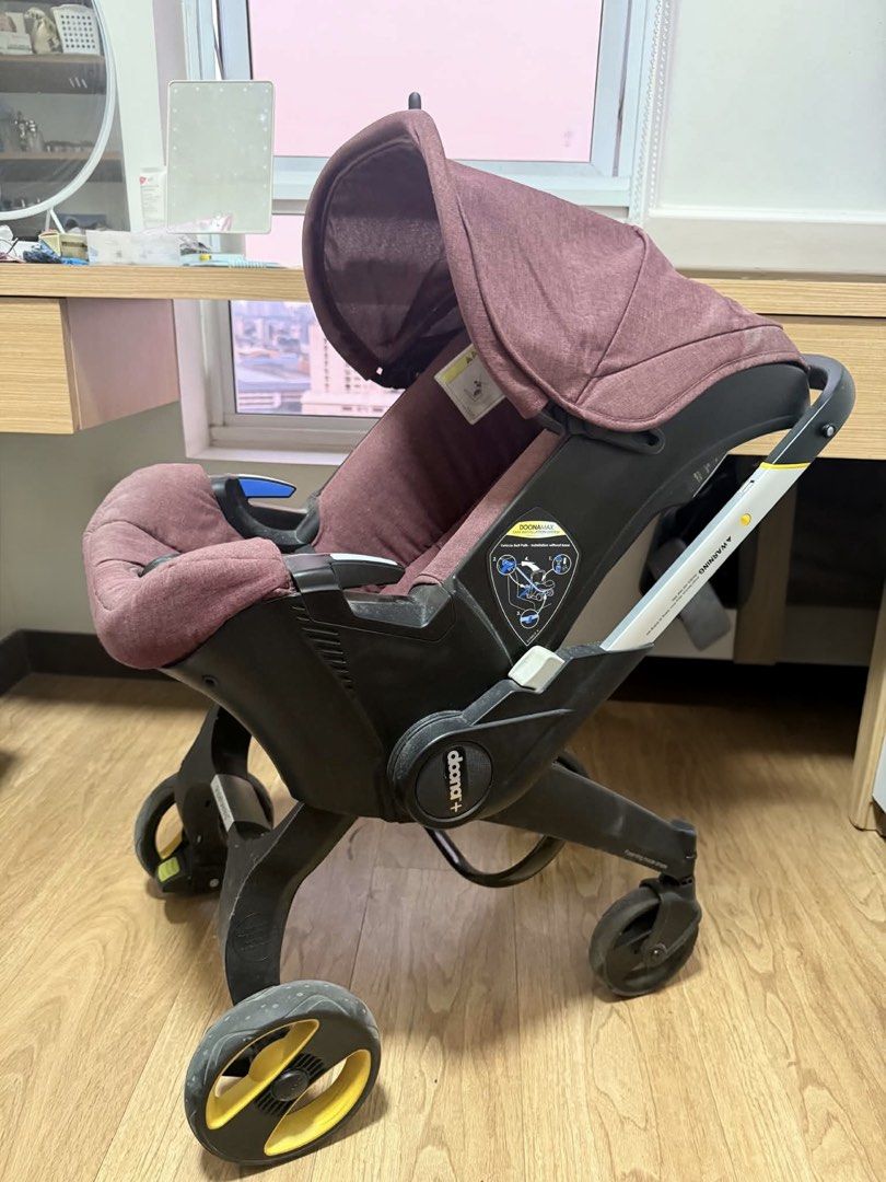 Doona Infant Car Seat & Stroller - Maroon (Category: Strollers) located in Manila. Submitted by yonyon16 (Listing ID 1464673189, Image 2). Description: - Doona infant car seat and stroller combo - Easy to switch from car seat to stroller - Wheels fold in for compact storage - Canopy included for sun protection - Ideal for travel and everyday use - Ready for its next adventure!.