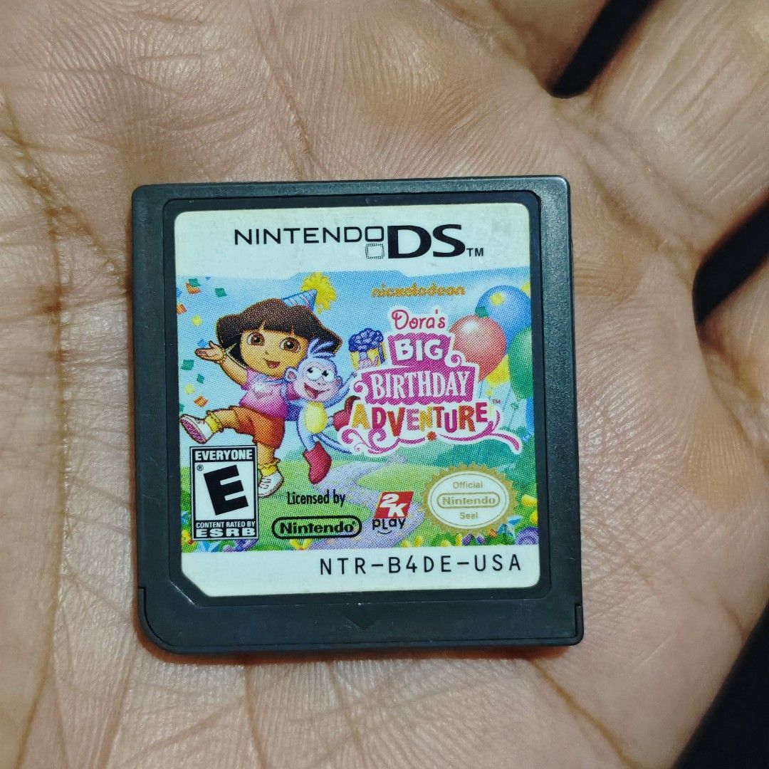 Doras Big Birthday Adventure DS Game Authentic (Category: Nintendo) located in Quezon City. Submitted by shopme_gadget30 (Listing ID 1464737077, Image 1). Description: kindly read the details first for sale fixed price mint Condition tested and working game card only compatible to Nintendo 3ds/DS usa region qc area meet up: sm north shipping fee must shoulder by the buyer via lalamove or grab payment: bdo/gcash happy gaming everyone.