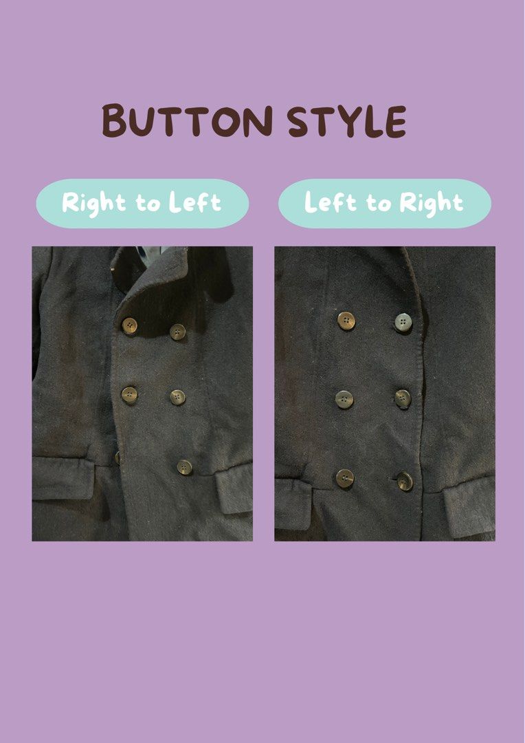 Double-Breasted Coat (Category: Coats, Jackets and Outerwear) located in Manila. Submitted by blairwinter (Listing ID 1464607710, Image 2). Description: Wore once for a trip .