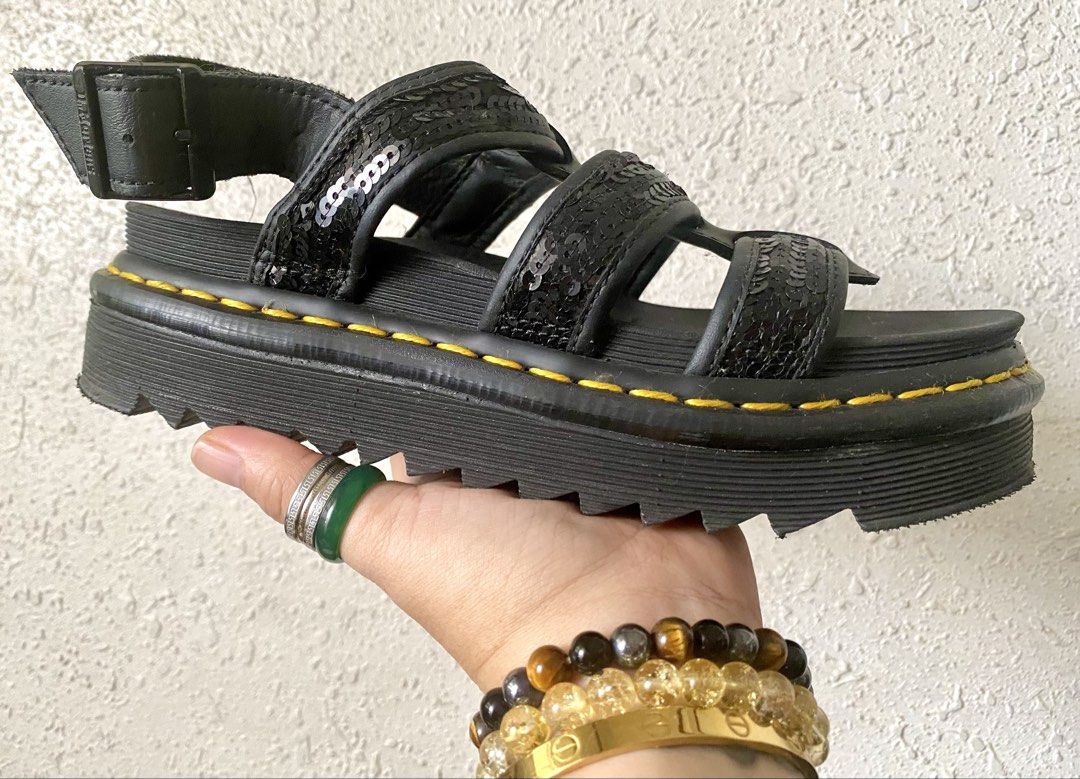 Dr Martens Sequins (Category: Flats & Sandals) located in Makati City. Submitted by nnev_cats (Listing ID 1464603637, Image 2). Description: Rare pair Decluttering no box Rfs Migrating soon Dm for sure buyers.