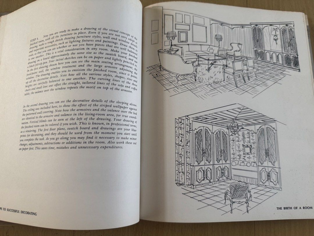 Easy Steps to Successful Decorating by Barbara Taylor Bradford (Category: Storybooks) located in San Juan City. Submitted by nel.ward.ed (Listing ID 1464649414, Image 3). Description: - Vintage Home Decor Book (1971) - Covers room planning, color, flooring, wall coverings, and lighting - Includes budgeting and accessorizing advice - Features illustrations and photos - Perfect for interior design enthusiasts.