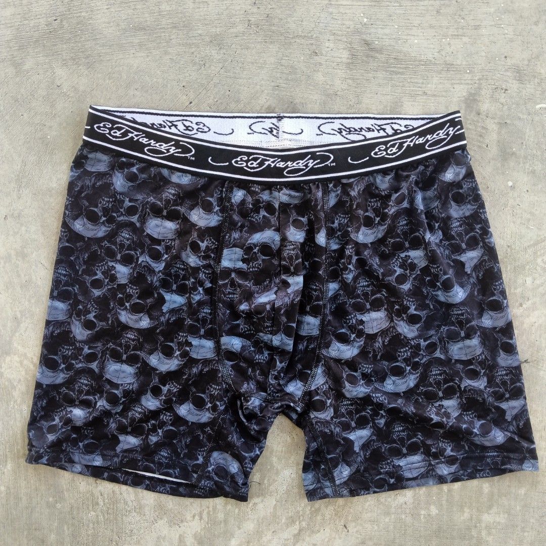 Ed hardy skull aop boxer shorts (Category: Underwear) located in Manila. Submitted by leighdizon22 (Listing ID 1464618450, Image 1). Description: Ed hardy skull aop boxer shorts ‎ ‎large body frame ‎.