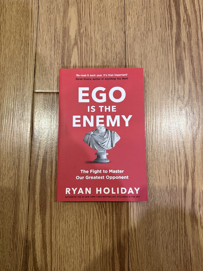 Ego is the Enemy by Ryan Holiday (PB) (Category: Storybooks) located in Guiguinto. Submitted by _booktalksph (Listing ID 1464575697, Image 1). Description: Condition: 🔖 With foxing and tanning 💌 Feel free to DM for inquires ~~ 💌 Location: Bulacan 💌 MOP: Bank Transfer or Gcash 💌 MOD: Direct JNT // 📬Starts at 54 for MMPB books // 📬Starts at 74 for TP/HB books.