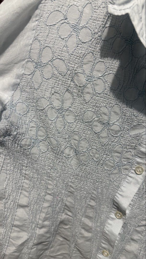 Embroidered Office Top (Baby blue) (Category: Longsleeves) located in Quezon City. Submitted by dinesaur (Listing ID 1464685414, Image 2). Description: .