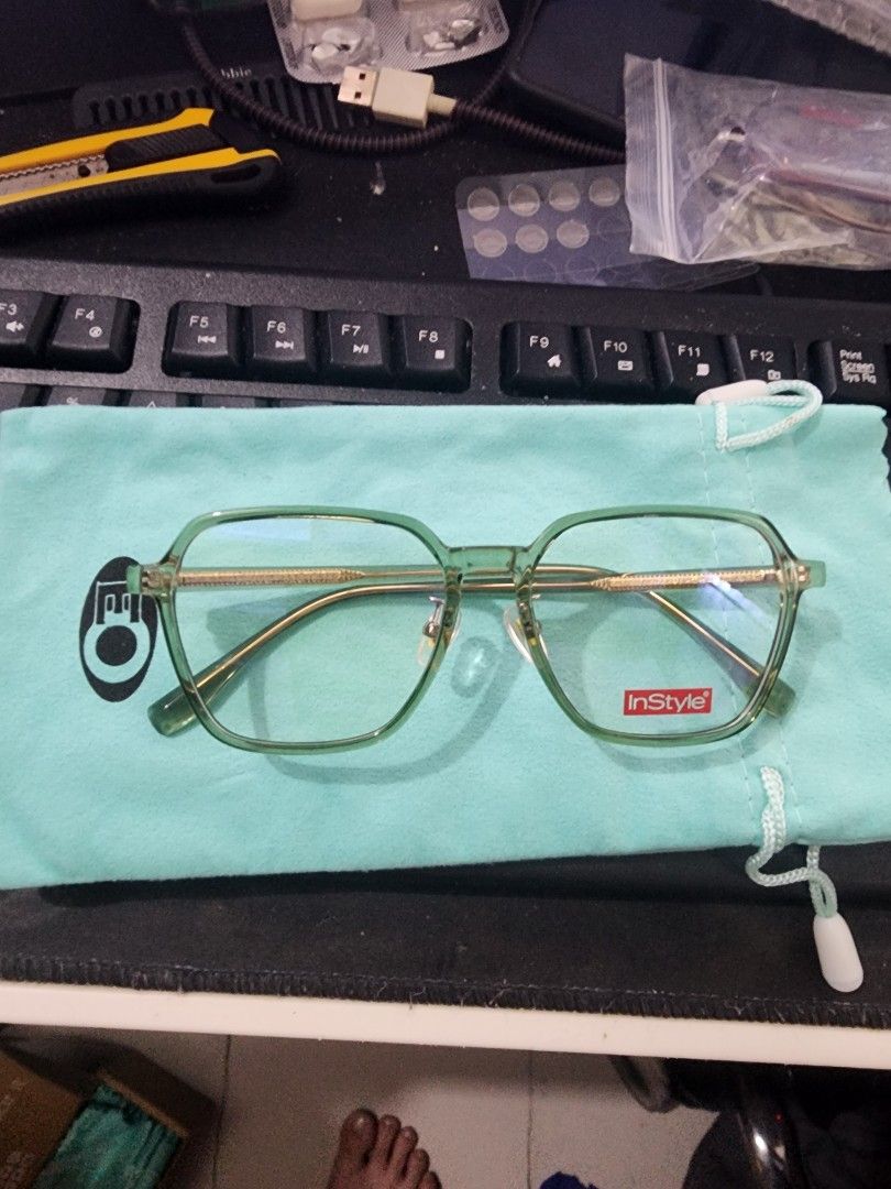 EO Executive Optical InStyle Square Frame Eyeglasses Crystal Green (Category: Sunglasses & Eyewear) located in Quezon City. Submitted by cosmic_xhenon (Listing ID 1464738596, Image 1). Description: FOR ONLY 999 PESOS ORIGINAL SRP IS 1599. (Discounted Price na po yan) CHECK RECEIPT. BRAND NEW PO ITO REPLACEABLE LENS SELLING EO Executive Optical InStyle Square Frame Eyeglasses For Men and Women, UNISEX COLOR: CRYSTAL GREEN RFS: CHANGE OF PLAN SA FR