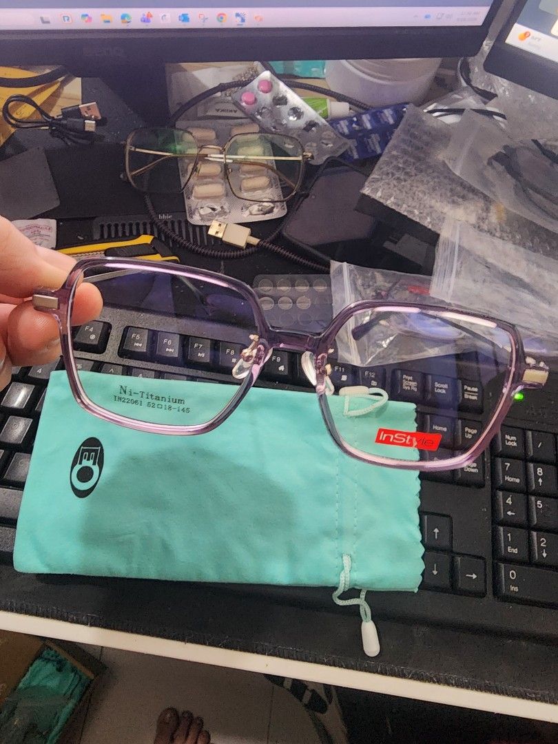 EO Executive Optical InStyle Square Frame Eyeglasses Crystal Purple (Category: Sunglasses & Eyewear) located in Quezon City. Submitted by cosmic_xhenon (Listing ID 1464739114, Image 1). Description: FOR ONLY 999 PESOS ORIGINAL SRP IS 1599. (Discounted Price na po yan) CHECK RECEIPT. BRAND NEW PO ITO REPLACEABLE LENS SELLING EO Executive Optical InStyle Square Frame Eyeglasses For Men and Women, UNISEX COLOR: CRYSTAL PURPLE RFS: CHANGE OF PLAN SA 