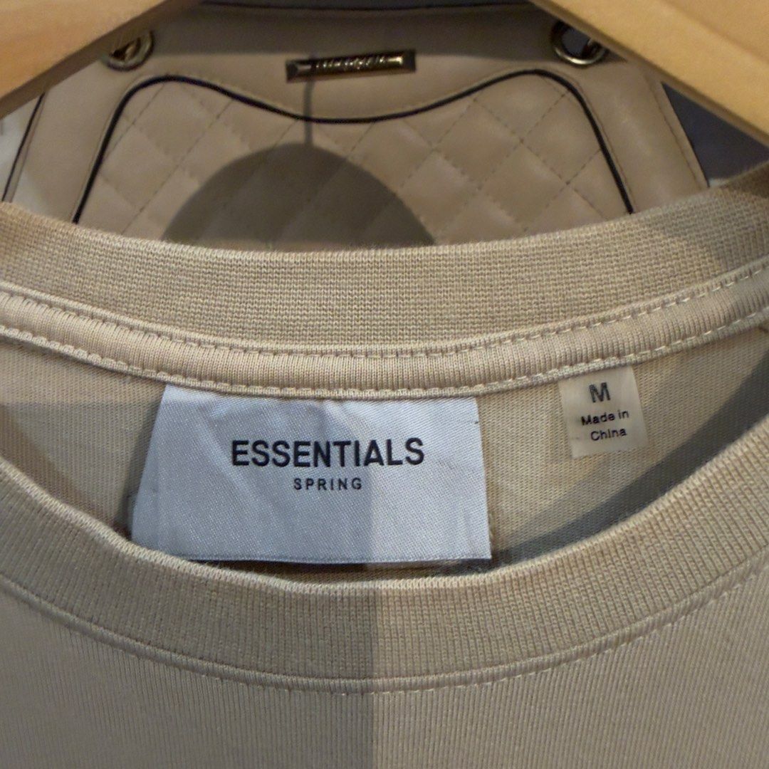 Essentials Reflectorize Khaki Shirt (Category: Tshirts & Polo Shirts ) located in Manila. Submitted by jerichomal82553 (Listing ID 1464745469, Image 3). Description: Essentials Reflectorize Khaki Shirt 20 by 29 Good Condition Complete Tags .