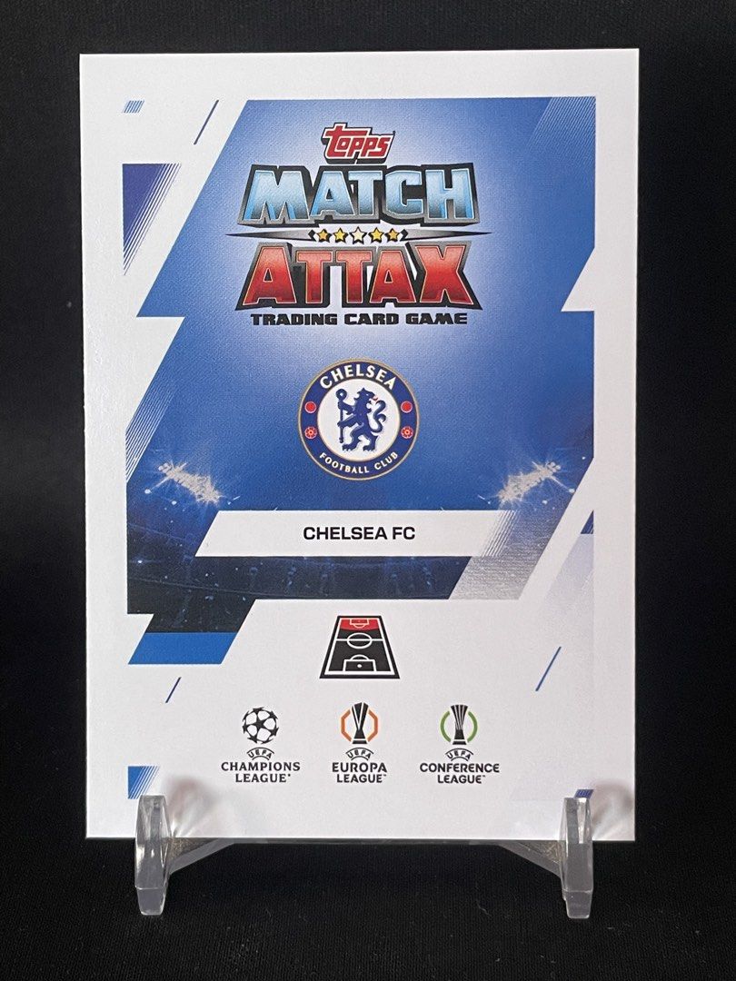 Estevao Willian Attax Debut Rookie RC (Category: Raw Singles) located in Muntinlupa City. Submitted by shiganshina_collectibles (Listing ID 1464654867, Image 2). Description: Chelsea FC Attax Debut Rookie RC Card Loc: Quezon City MoP: GCash or Maya MoD: LBC or Lalamove.